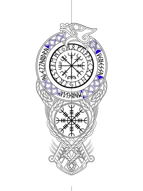 Móc Khóa / Thẻ Bài Viking / Norse 44 - Image 2