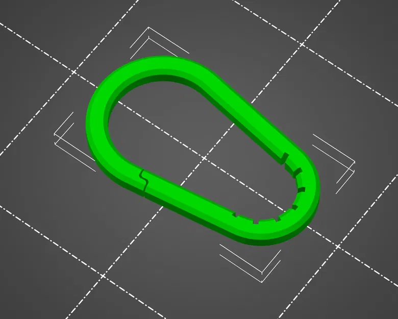 Carbine Móc Khóa Đơn Giản - Image 1