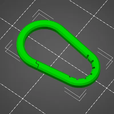 Carbine Móc Khóa Đơn Giản