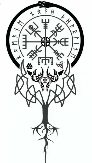Thẻ Bài / Khóa Viking / Norse 32 - Image 3