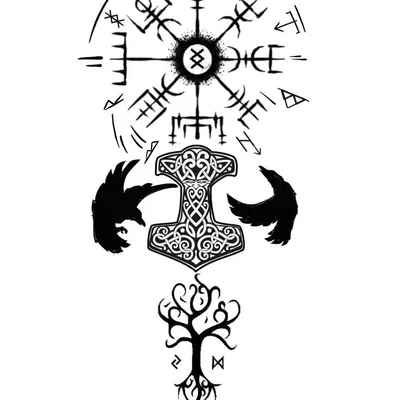 Móc Khóa Viking / Norse Biển Tên 26