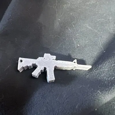 Móc Khóa AR15 Có Ống Ngắm