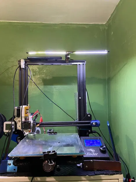 Thanh Đèn LED Cho Ender 3 Với Đèn Rẻ Tiền - Image 1