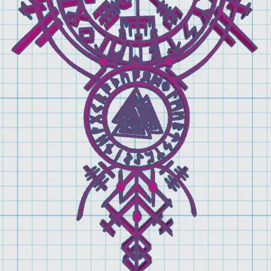 Thẻ Bài Tên Viking / Norse 24