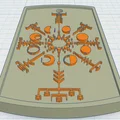 Móc Khóa Viking / Norse / Thẻ Bài 20 - Thumbnail 1