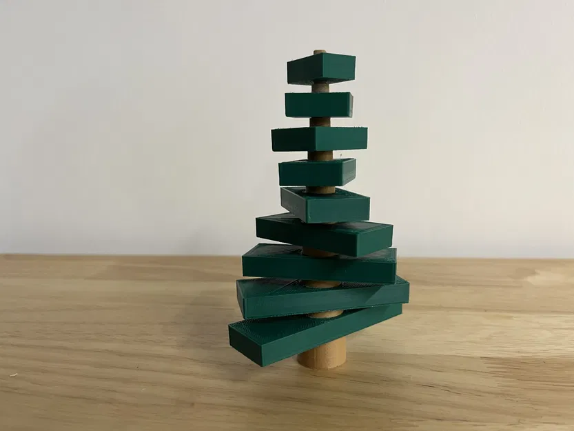 Cây Thông Noel Xoay Được In 3D - Image 1