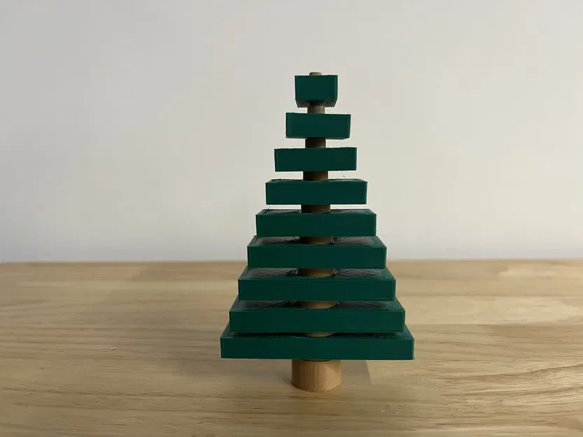 Cây Thông Noel Xoay Được In 3D - Image 2