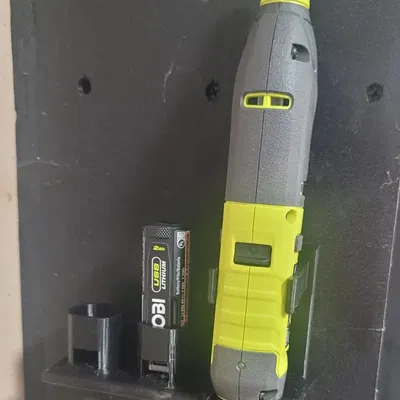 Giá Đựng Pin và Máy Khắc USB Ryobi