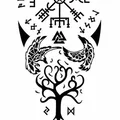Thẻ Bài Viking / Bắc Âu 15 - Thumbnail 2