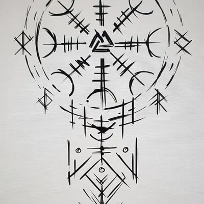 Móc Khóa Viking / Norse – Thẻ Bài 10