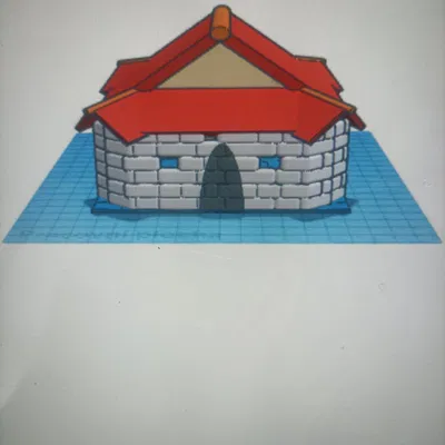 Mô hình Nhà Gỗ Thời Trung Cổ