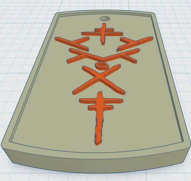 Viking/Norse Dog Tag 02 - Image 1