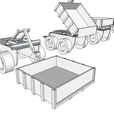 Rơ moóc Igráček MULTIGO - Thùng Chở Hàng