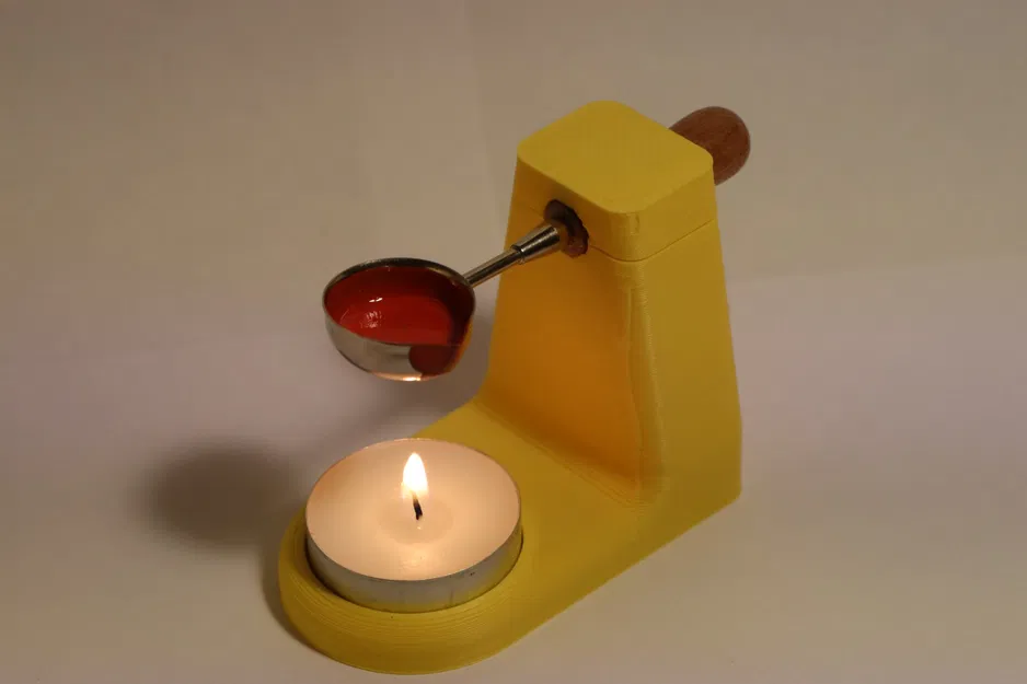 Đế Giữ Ấm Muỗng Nấu Sáp Dùng Cho Con Dấu Sáp - Image 1