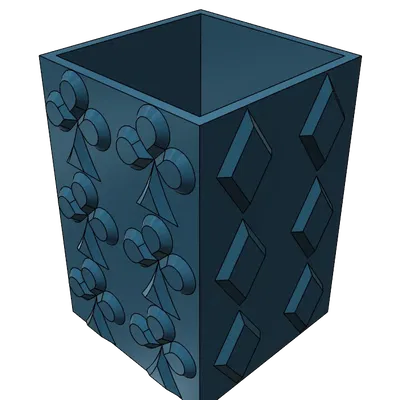 Pencil holder stand pen Poker easy print