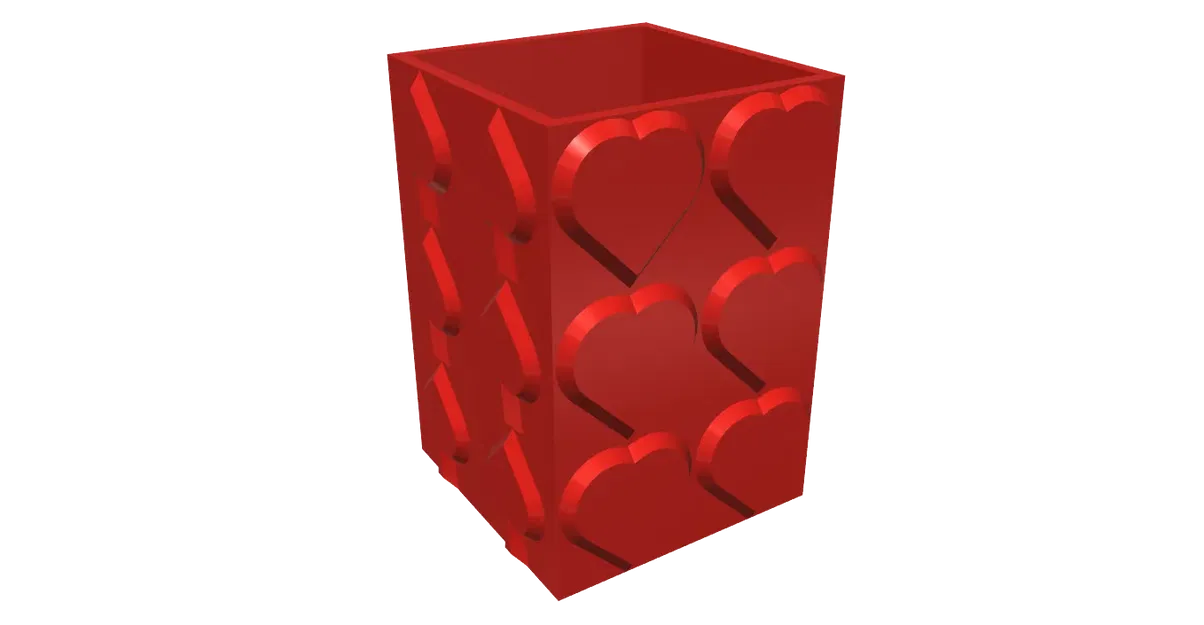 Pencil holder stand pen Poker easy print - Image 5