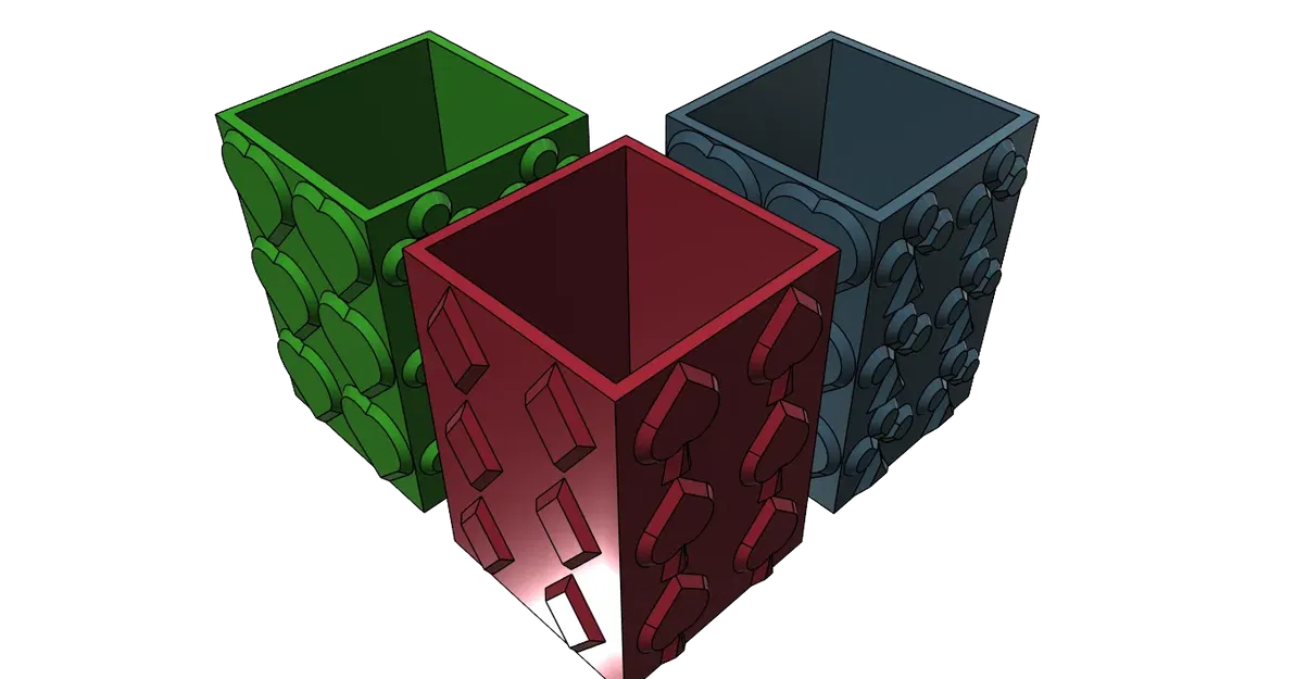 Pencil holder stand pen Poker easy print - Image 7