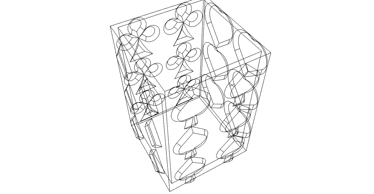 Pencil holder stand pen Poker easy print - Image 8