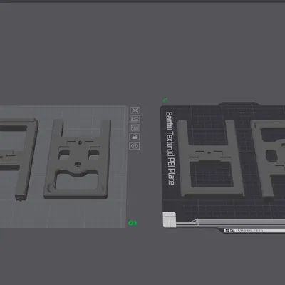 Phần ray FT-991A có chốt, làm cho máy Bambu