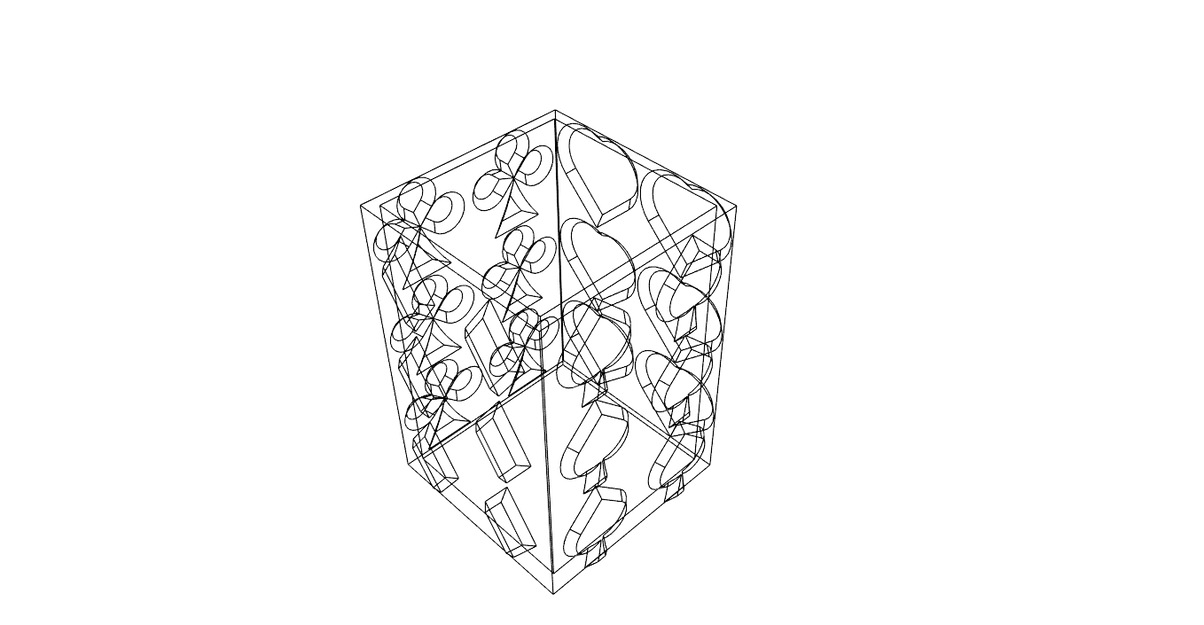 Pencil holder stand pen Poker easy print - Image 11