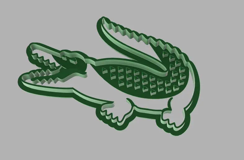 Khuôn Cắt Bánh Quy Hình Lacoste - Image 1