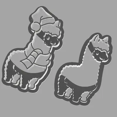 Lama cookie cutter