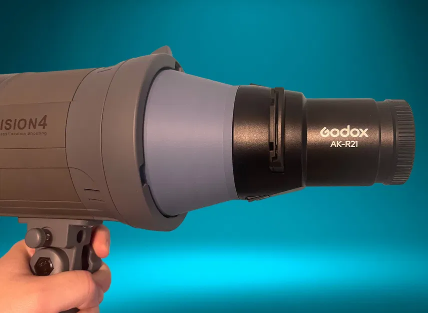 Adapter Chiếu Hình Godox AK-R21 Cho Đèn Mount Bowens - Image 1