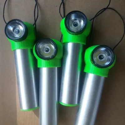 Đèn LED "Đầu Xanh" dùng pin 18650