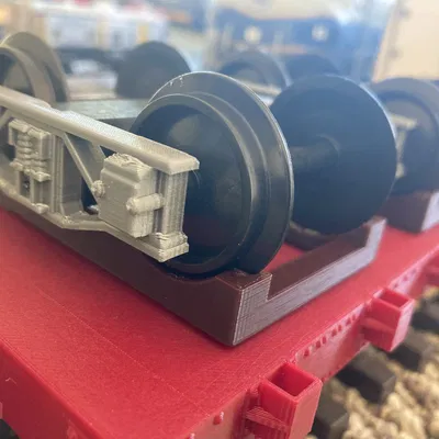 G-Scale 1:29 Dollie Cho Khung Xe Tải Kèm Bánh Xe Nhựa