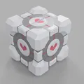 Companion Cube Piggy bank - Thumbnail 1