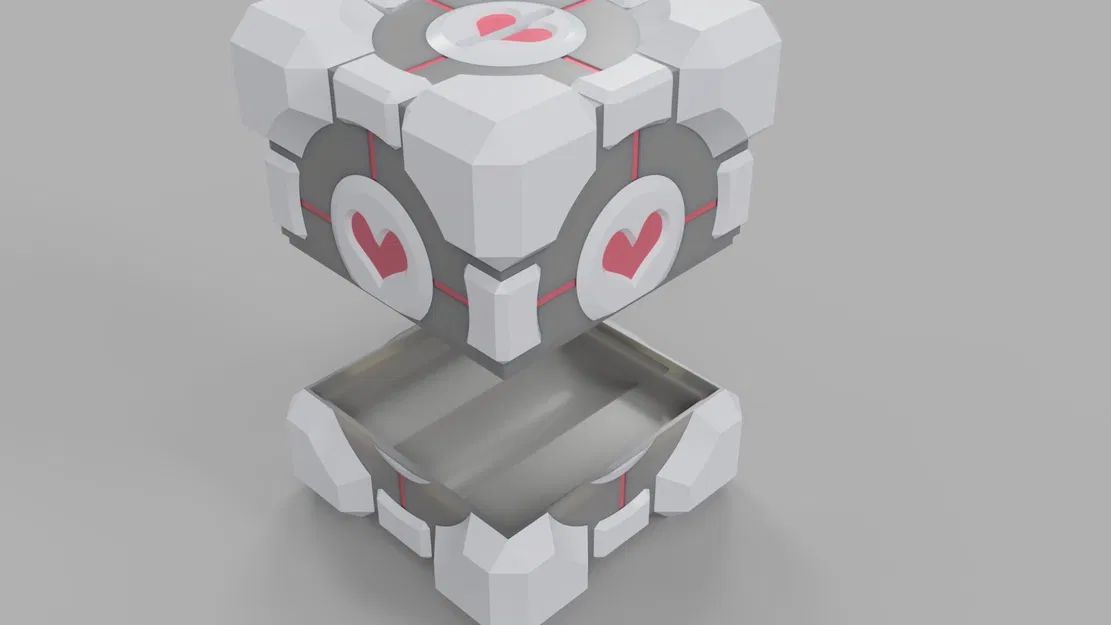 Companion Cube Piggy bank - Image 2