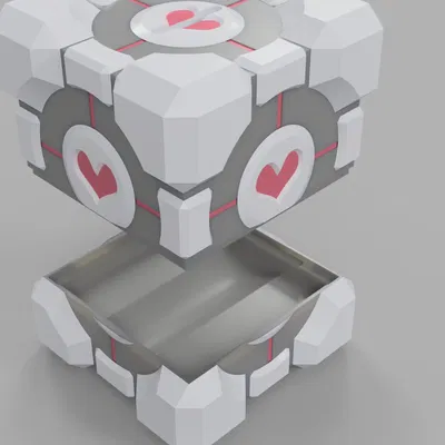 Companion Cube Piggy bank