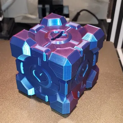 Companion Cube Piggy bank