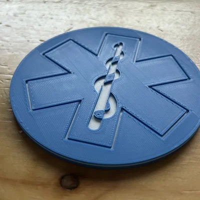 EMS Star of Life Coaster