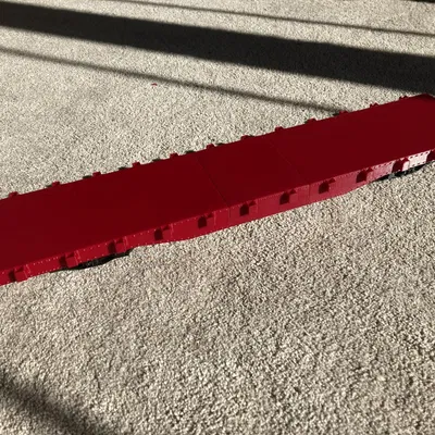 Tàu G-Scale 1:29 Dài 48' Có Giá Đỡ Khớp Nối Gắn Thân