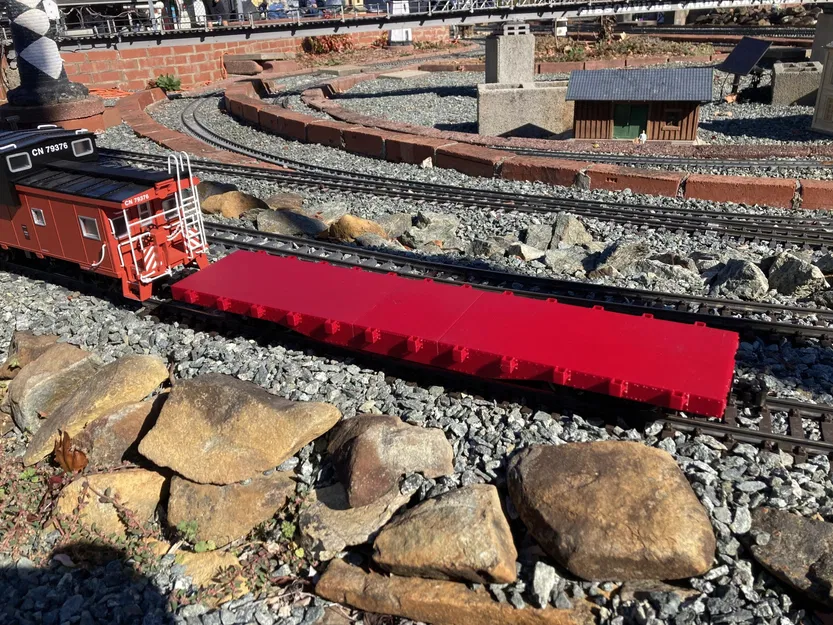 Tàu G-Scale 1:29 Dài 48' Có Giá Đỡ Khớp Nối Gắn Thân - Image 2