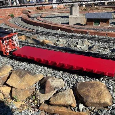 Tàu G-Scale 1:29 Dài 48' Có Giá Đỡ Khớp Nối Gắn Thân