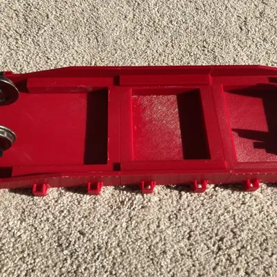 Tàu G-Scale 1:29 Dài 48' Có Giá Đỡ Khớp Nối Gắn Thân