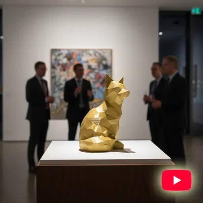 Mô hình Cáo Low Poly