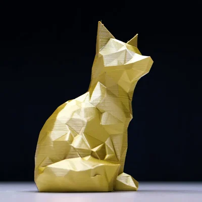 Mô hình Cáo Low Poly