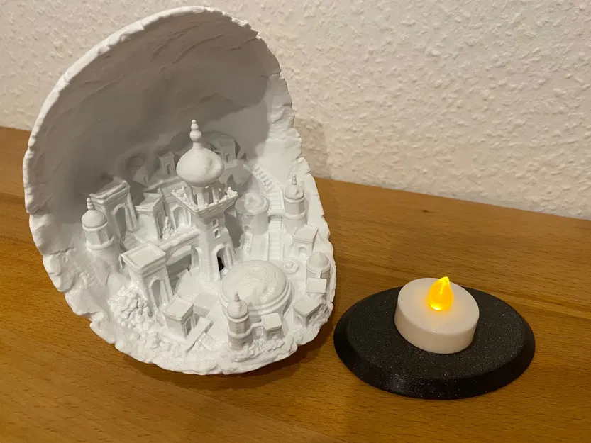 Chân đèn LED Tealight Mở rộng Moon City 2.0 - Image 2