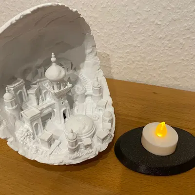 Chân đèn LED Tealight Mở rộng Moon City 2.0