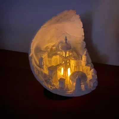 Chân đèn LED Tealight Mở rộng Moon City 2.0