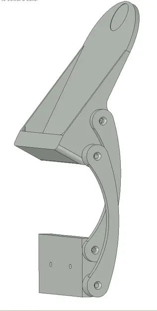 "Stow-away" Cantilevered Phone Stand with NFC tag recess and magnetic position lock - Image 5
