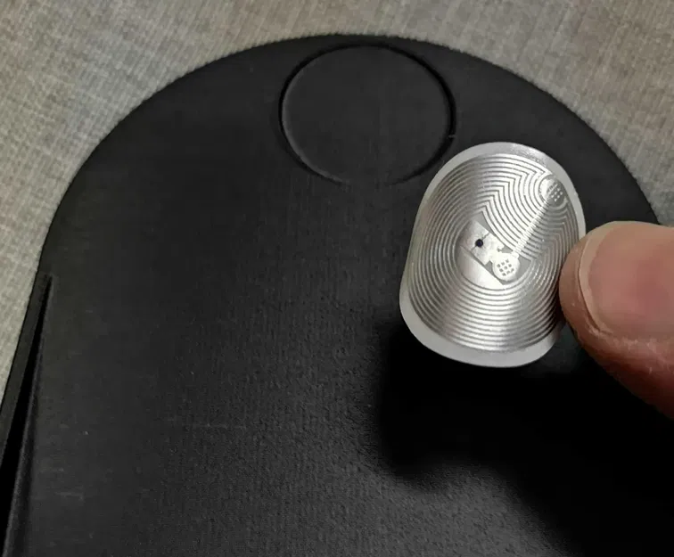 "Stow-away" Cantilevered Phone Stand with NFC tag recess and magnetic position lock - Image 7