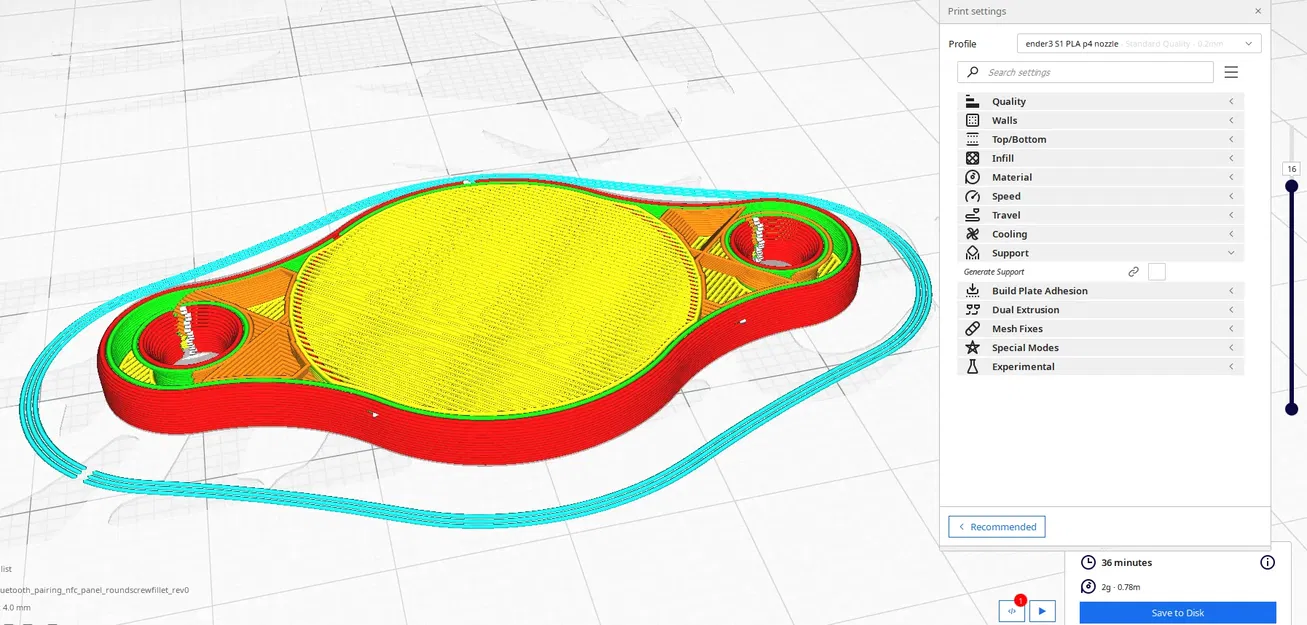 Bluetooth or Wifi NFC pairing tag/tile/button for easy pairing and wifi connections, 25mm round NFC tag - Image 3