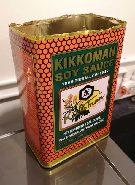 Phần bảo vệ viền an toàn để biến hũ xì dầu Kikkoman thành chậu cây/hộp đựng - Image 4