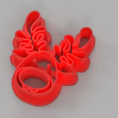 Khuôn Cắt Bánh Hình Tuần Lộc