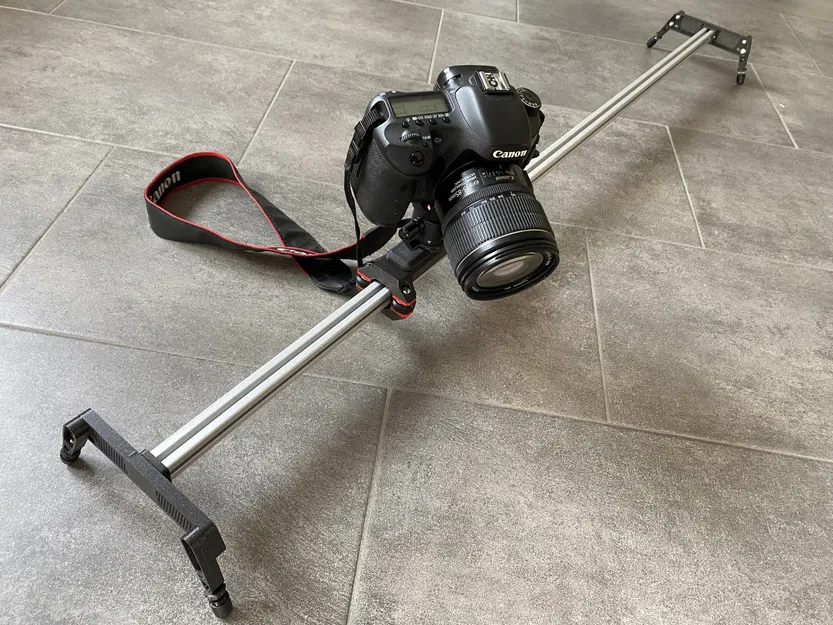 3D Printed Camera Slider for 20mm Construction Profile - Image 1