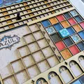 Azul boardgame LASERCUT overlay khe cắm gạch và chốt giữ điểm - Thumbnail 1
